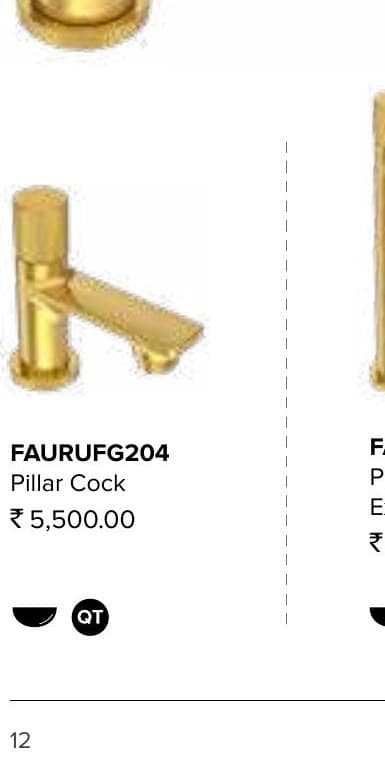 Aurum Pillar Cock Extended Body — Full Gold