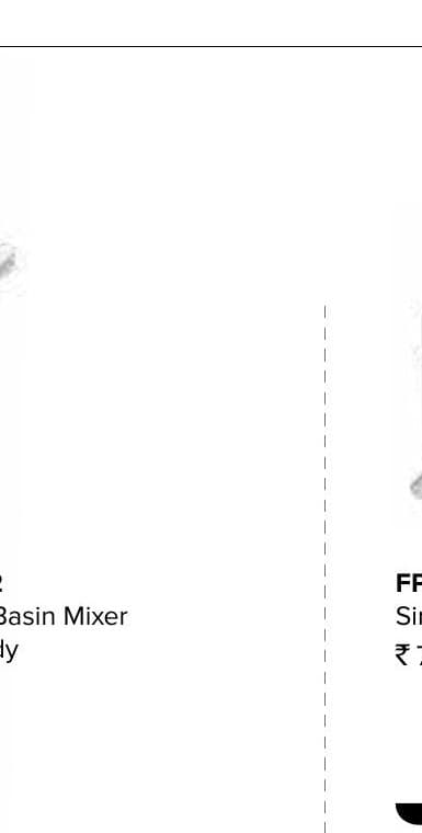 Platina Single Lever Basin Mixer — Chrome